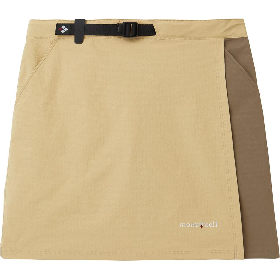 

MONTBELL Color-Block Mid-Waist Quick-Dry Running Skirt Pants with Anti-Exposure Feature Casual Sports Shorts Women s M