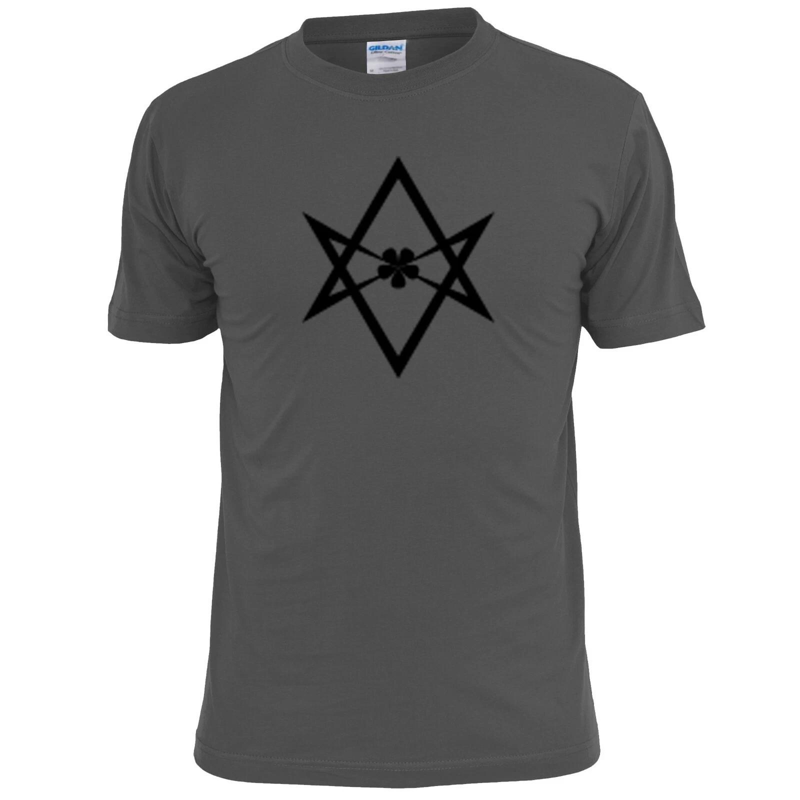 Mens Unicursal Hexagram T shirt L