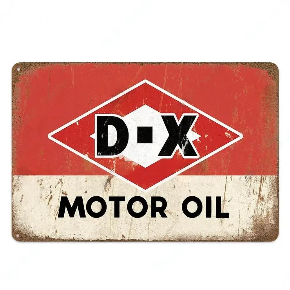 Engine Lubricate Oil Garage Wall Decor Metal Tin Sign Vintage Rusty Crafts Poster Signs Motor Car Shop Decor Tinplate Plaques