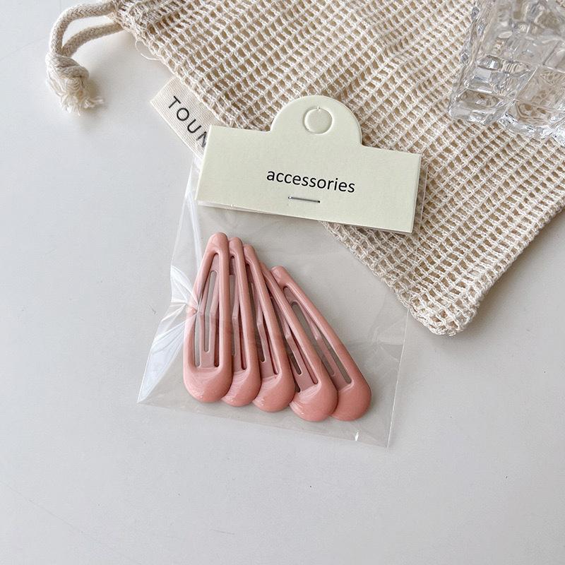 

5Pcs/set Cute Candy Color Waterdrop Shape Hairpins For Girls Hair Clips BB Hairpin Barrettes Headwear Kids Hair Accessories Gift
