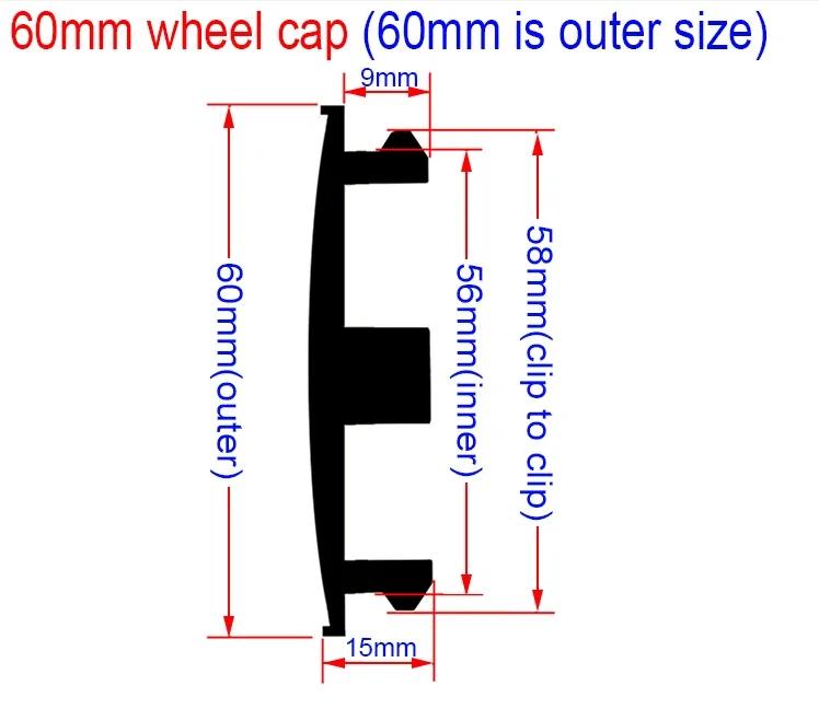 4pcs 60mm OZ Racing O.Z Car Wheel Center Hub Rim Cap Styling Cover Emblem Badge Accessories
