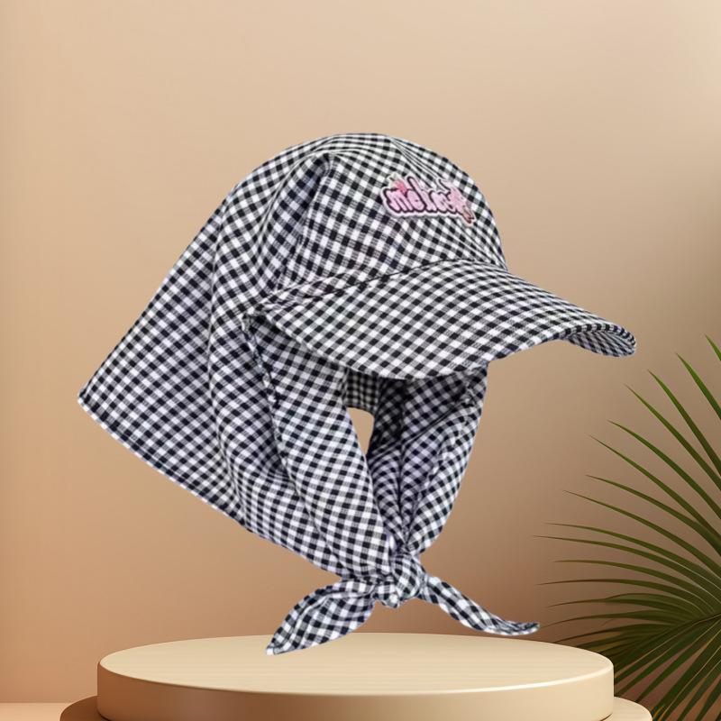 Niche Design Fashionable Sunshade Headscarf Hat Men's and Women's Caps Spring and Summer Shopping Camping Anti-sun Hat
