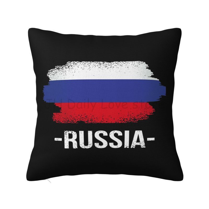 

Наволочка с изображением флага России для дома, офиса, автомобиля. Мягкая, уютная, из полиэстера. Квадратная наволочка 18x18 дюймов 30cmx30cm