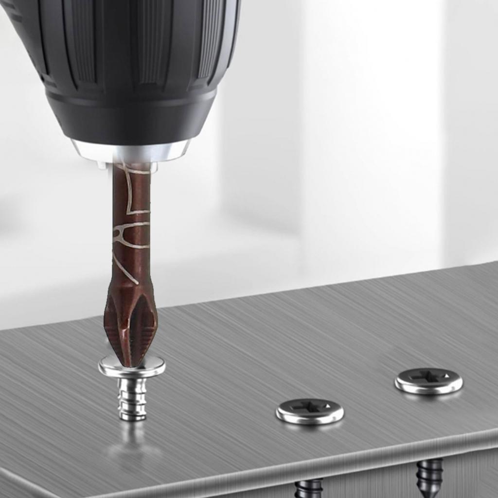 15pcs Long Alloy Steel Cross Magnetic Drill Bits Set for Strong Screws