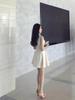 Spring Arrival: Elegant Milk White Dress - Versatile & Beautiful for Summer Vacations