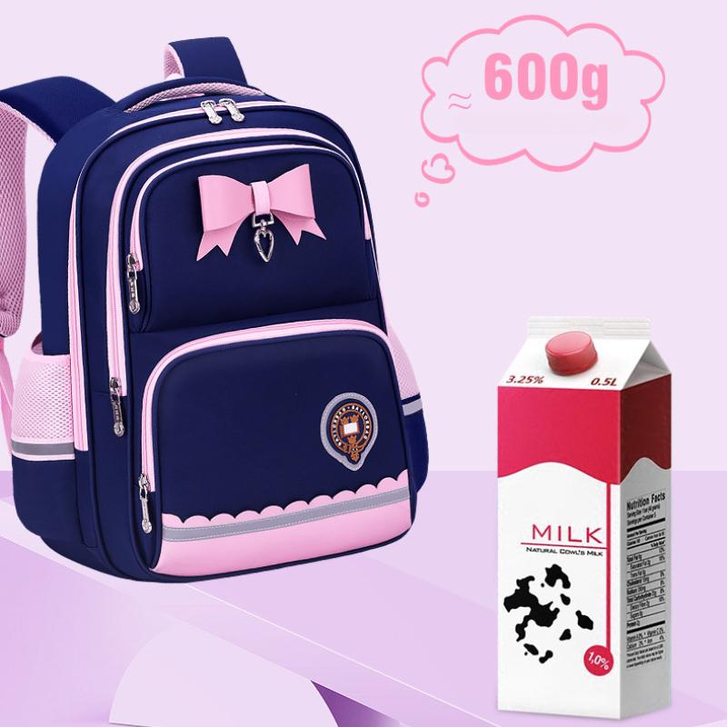 3pcs Set Breathable Waterproof Children Schoolbag Primary School Students Burden Reduce Spine Protect Book Bag 1-3-6 Grades Lightweight Youth Backpack