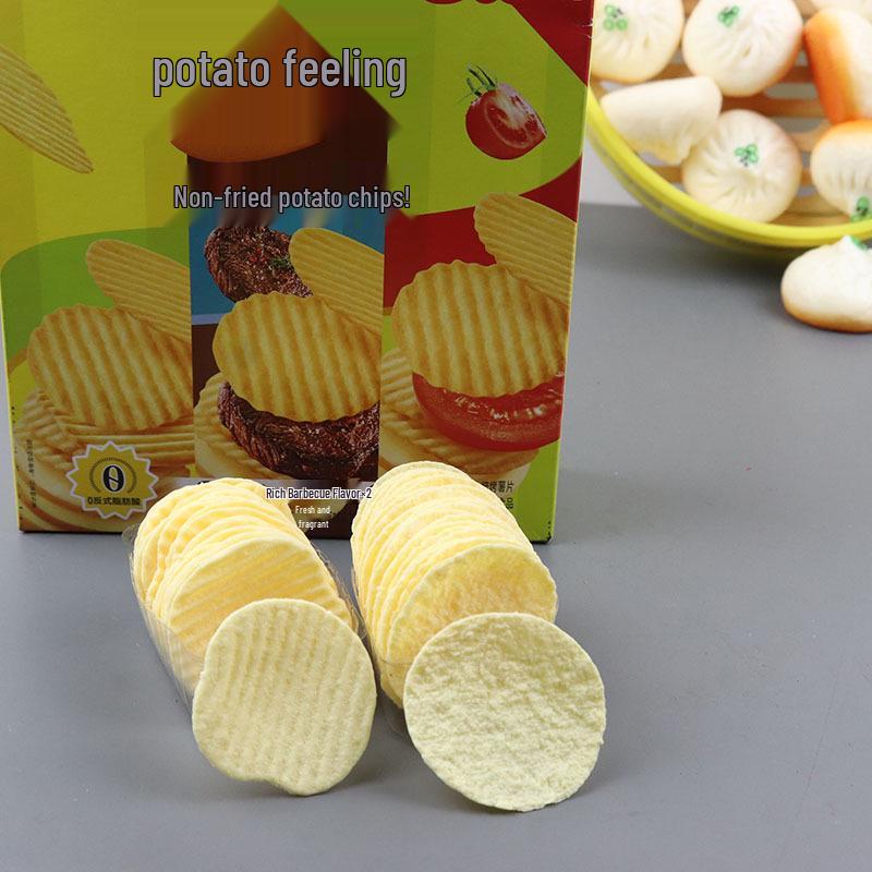Simulation Potato Chip Plastic Toy - Quirky Creative Fake Snack Ornament
