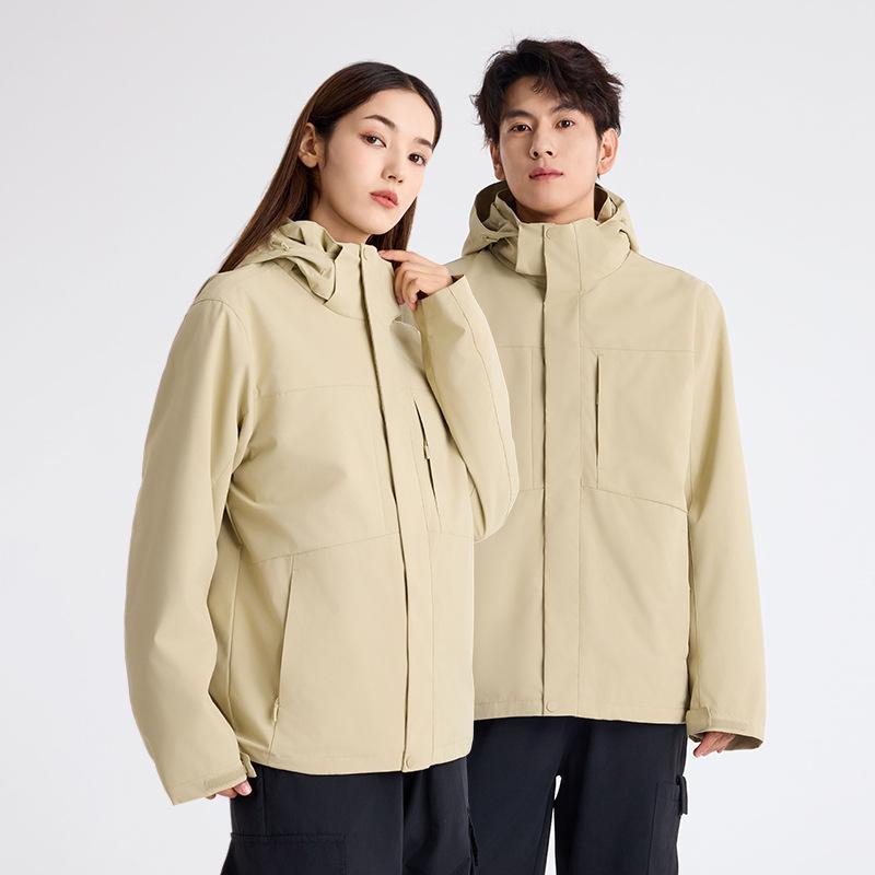 Down jacket women's 25 new three-in-one removable liner waterproof and windproof jacket mountaineering suit