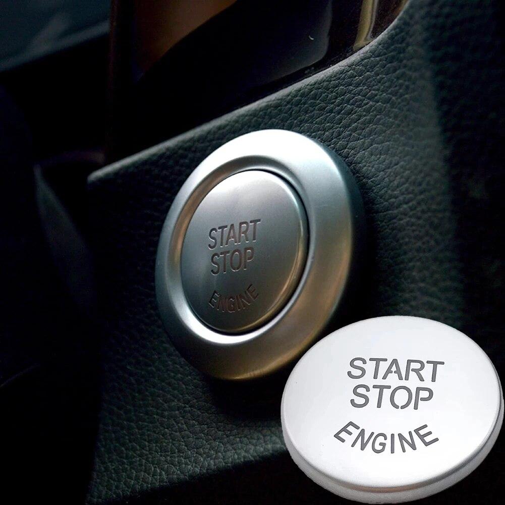 Car Styling Engine Start Button Cover Stop Switch Fit For BMW E87 E60 E83 E84 E89 for BMW E90 E91 E92 E93 AutoAccessories