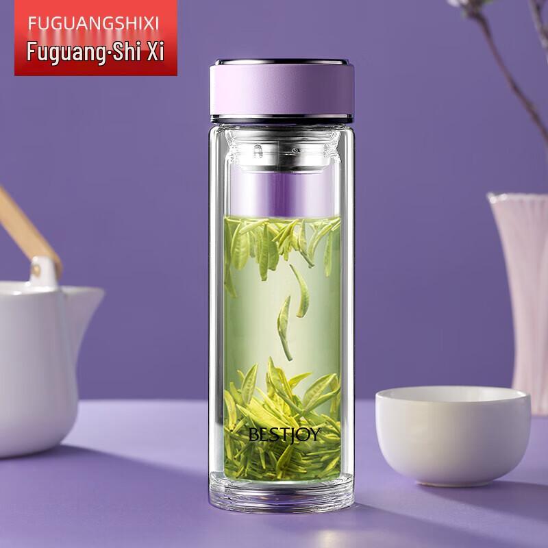 FUGURNG BESTJOY Double Wall Glass Tea Cup