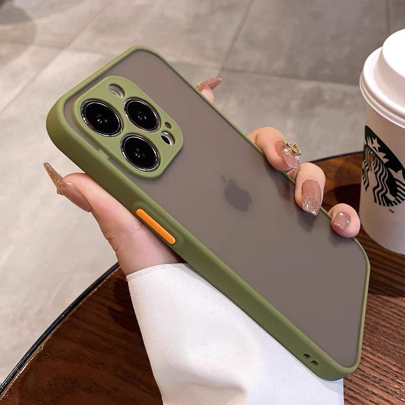 For iPhone 16 Pro Max Case Luxury Translucent Matte Silicone Rubber Shockproof Protector Cover for Apple iPhone 16 Pro Max Case