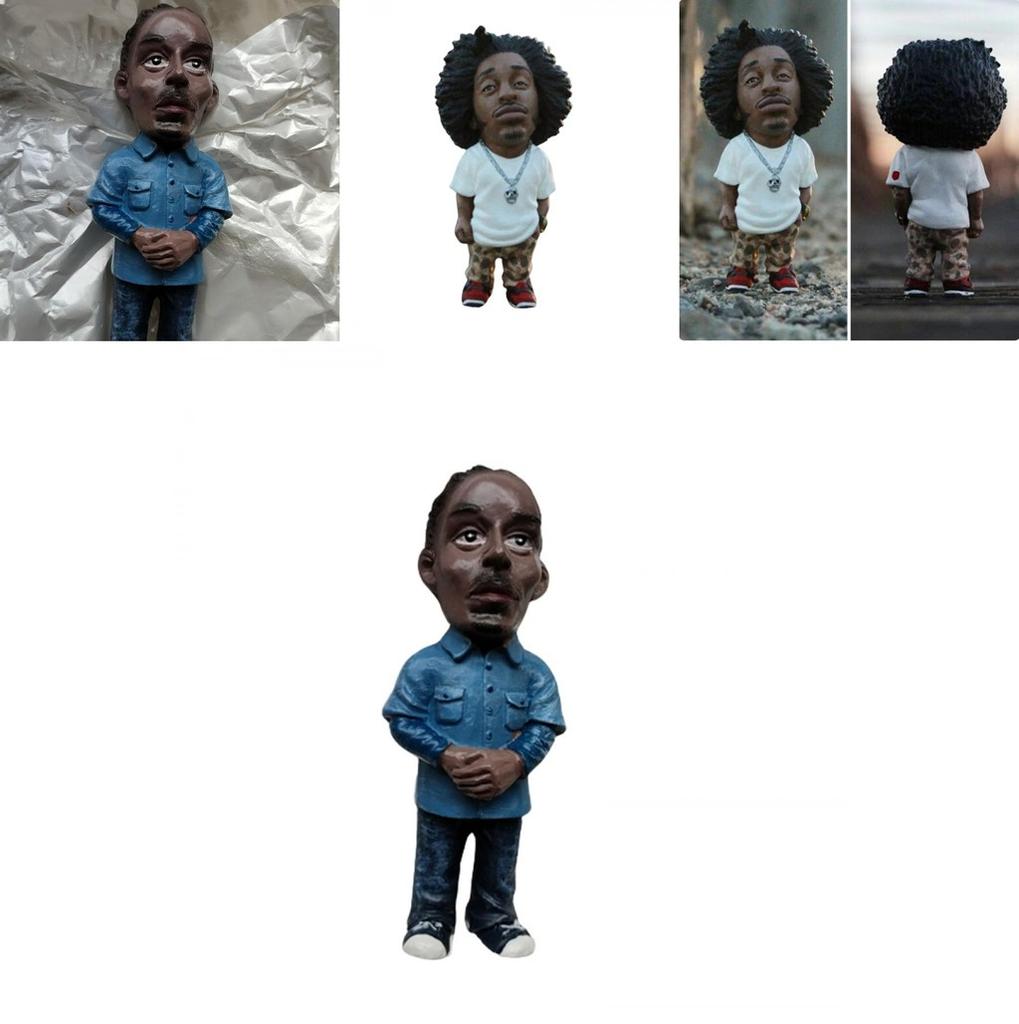 Hip Hop Rapper Bro Shakur Snoop Dogg Action Figure For Music Fans Hand-sculpted And Hand-colored Statue
