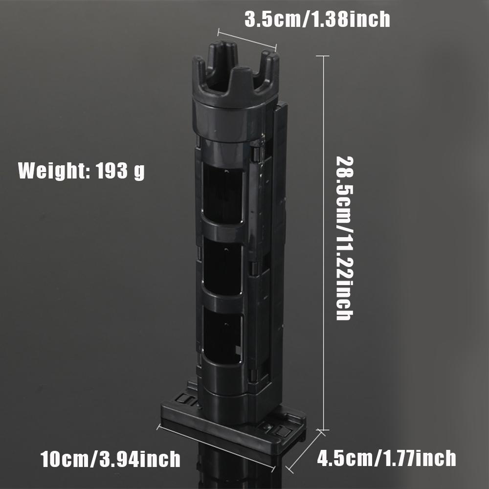

Multifunctional Portable Fishing Box Rod Stand Fishing Box Rod Barrel Holder Fishing Box Pole Accessories чорний
