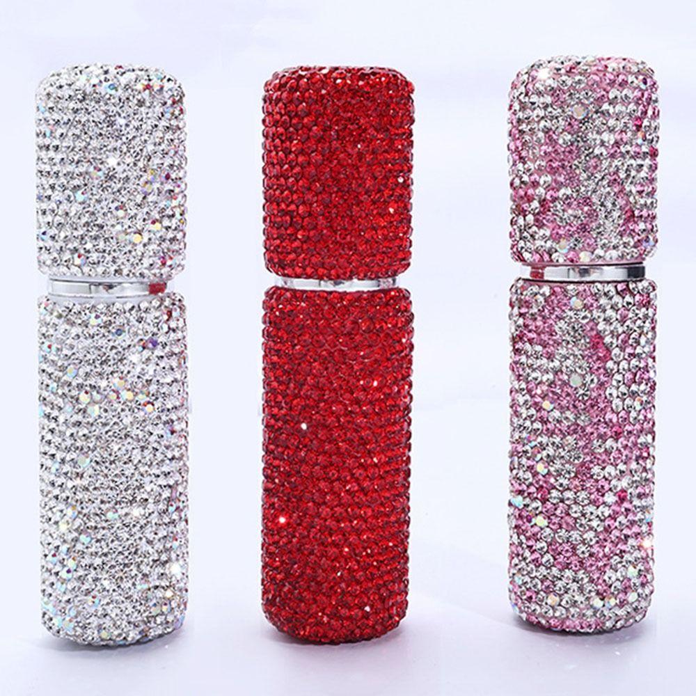 10ml Refillable Spray Bottle Luxury -encrusted Perfume Bottle Portable   Women