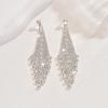 Exquisite Diamant-Rhombus Lange Ohrringe - Hochwertiger Funkelnder Schmuck für Frauen