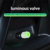 Luminous Valve Caps Fluorescent Night Car Tire Valve Caps Motorcycle Bike Glowing Decor Wheel Nozzles Tyre Caps Car Accessories