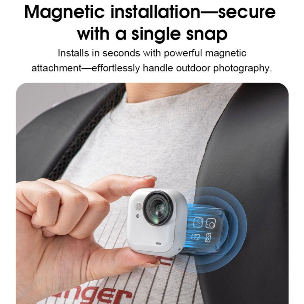 Rotation Camera Fixed Mount Clamp Backpack Clip for Insta360 GO Ultra Action Camera Accessories