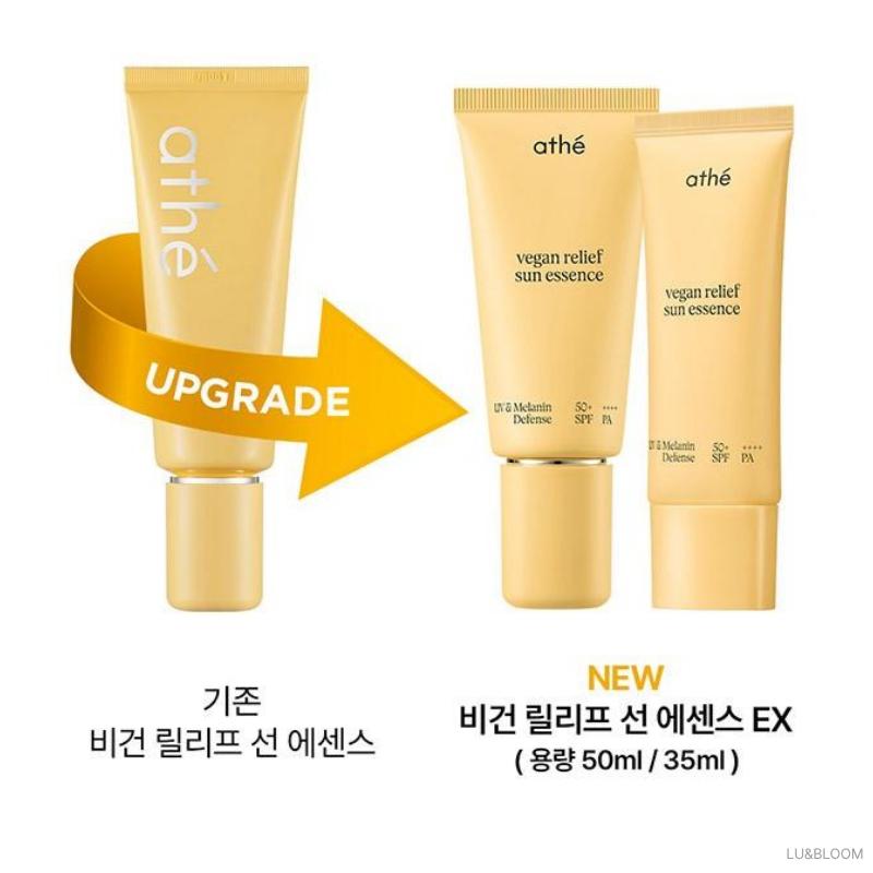 Athé Vegan Relief Sun Essence SPF50+ PA++++ 35ml + 35ml (+Free Gift)