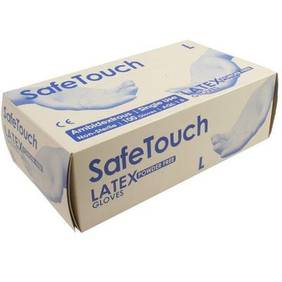 Luva de Látex SafeTouch Extra Pequena Caixa 100unidades Sem Pó
