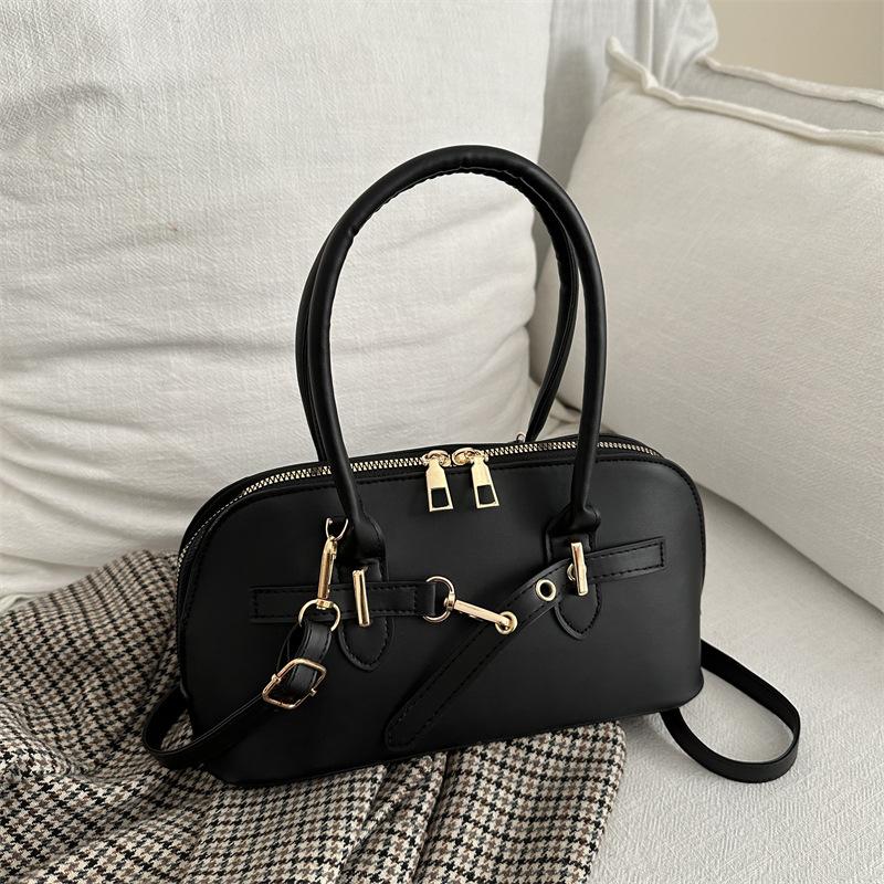 Women'S Able Handbag Retro Style Crossbody Bag For Commuting Soft Pu Shoulder Bag