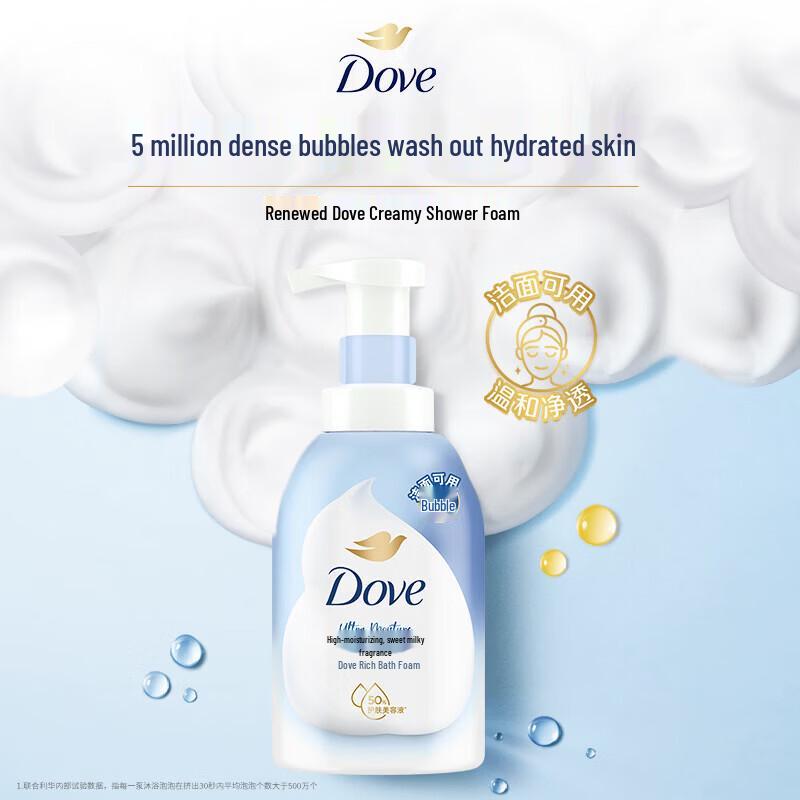 Dove Sweet Milk Scent Creamy Foam Body Wash