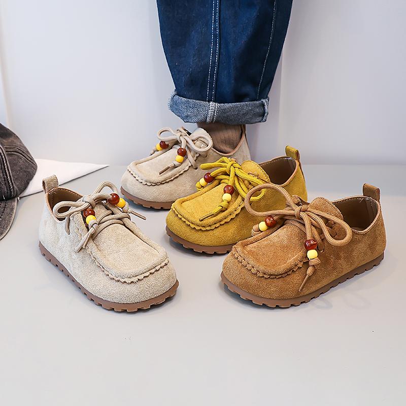 Kids Casual Shoes for Girls New Autumn Toddler School Uniform Loafer Soft Sole Breathable Versatile Kids Outdoor Play Shoes