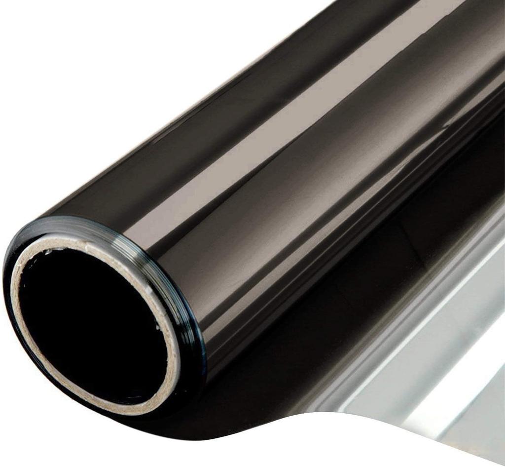 2M Folie Oglindă Unidirecțională pentru Geam Reflectorizantă Autoadezivă Folie de Sticlă Vinil Anti UV Control Căldură Blocant Solar Autocolante Geam Tintate