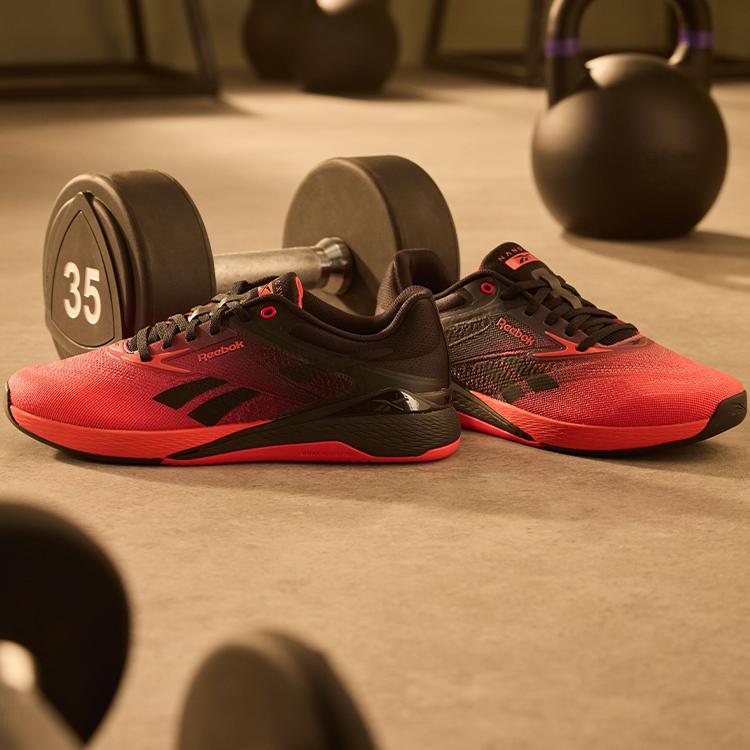 Reebok Nano X5 Black Energy Red Unisex Sneakers 100209363