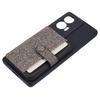 For Motorola Edge 50 Fusion 5G Phone Case Adhesive Card Bag Color Matching with Kickstand