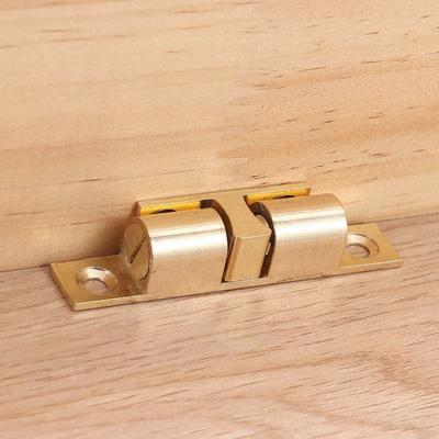 1 Stück Federstahl-Kugelrastverschluss Messing Kupfer Dämpfer Puffer Türfang 40/50/60/70mm Schrank Spannriegel