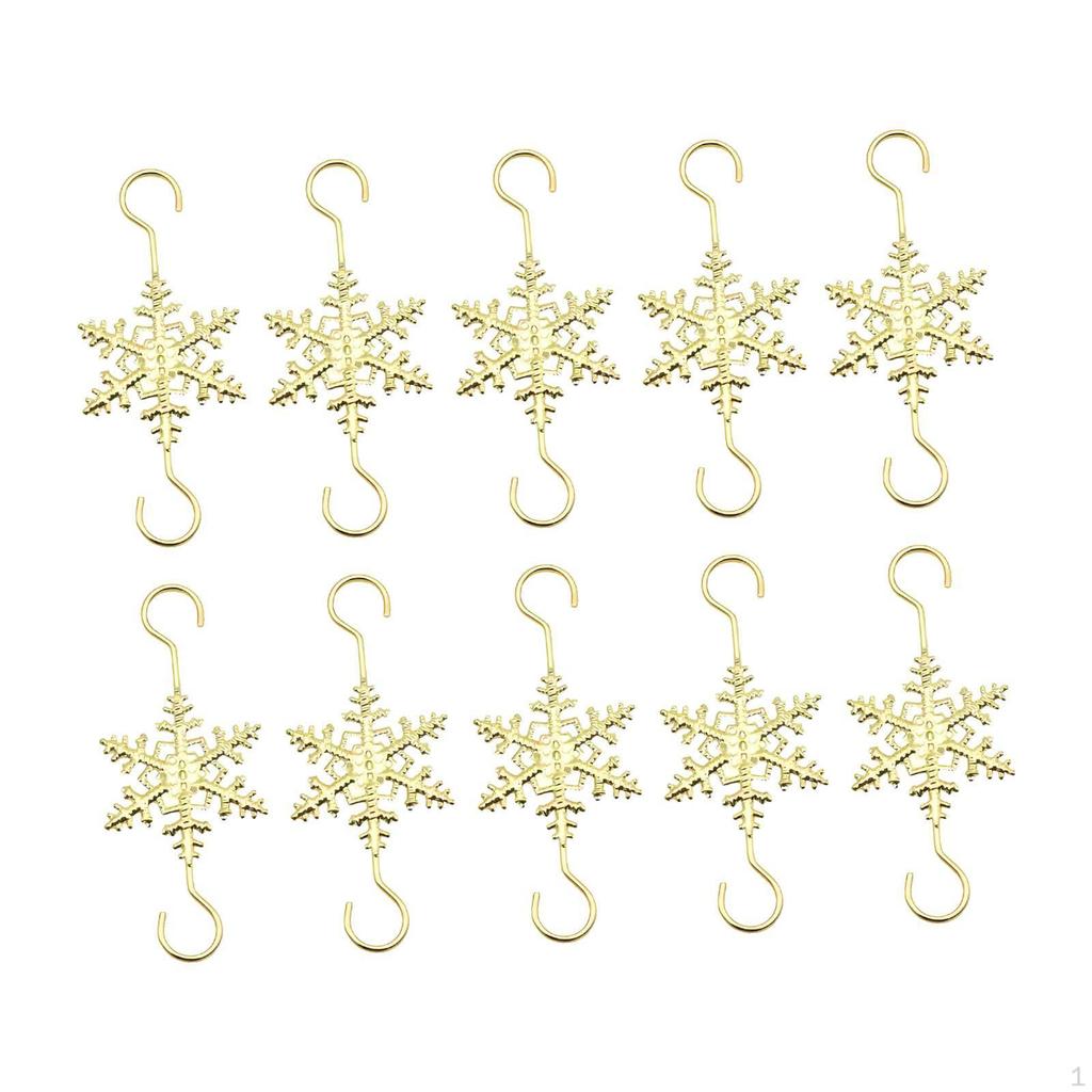10 Stück Weihnachtskugelhaken Xmas Multifunktionale Baumaufhänger für Jubiläum
