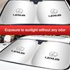 DMTZ1 Thicken Strong UV Resistance Car Sun Visor Sunshade Front Glass Sunscreen For Lexus ES RX NX LS UX LM LX GX LC RZ IS CT GS RC HS
