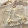 Female Summer Ice Silk Cotton 10A Antibacterial Extended Crotch No Trace Small Waist Flat Angle Briefs