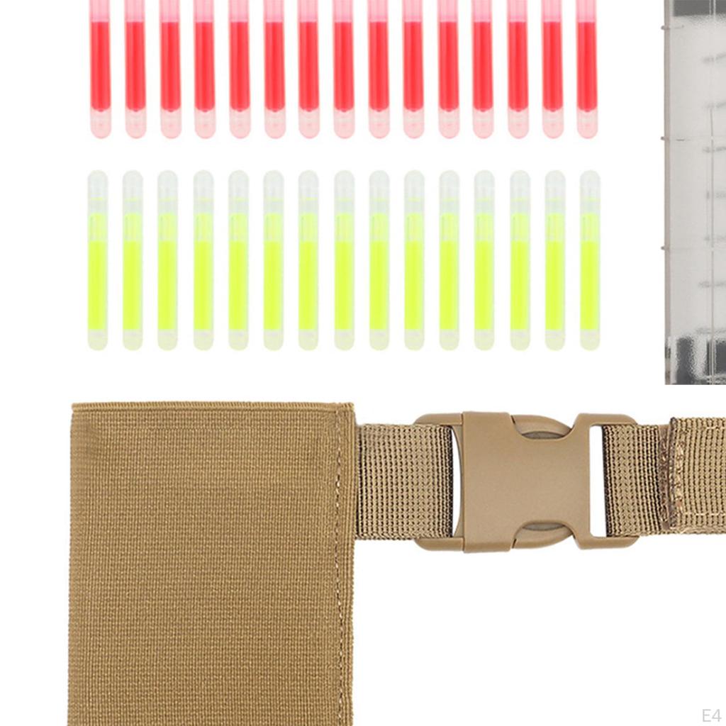 Emergency Glow Sticks for Marking and Signaling, Portable Labeling Tool with Sleeve