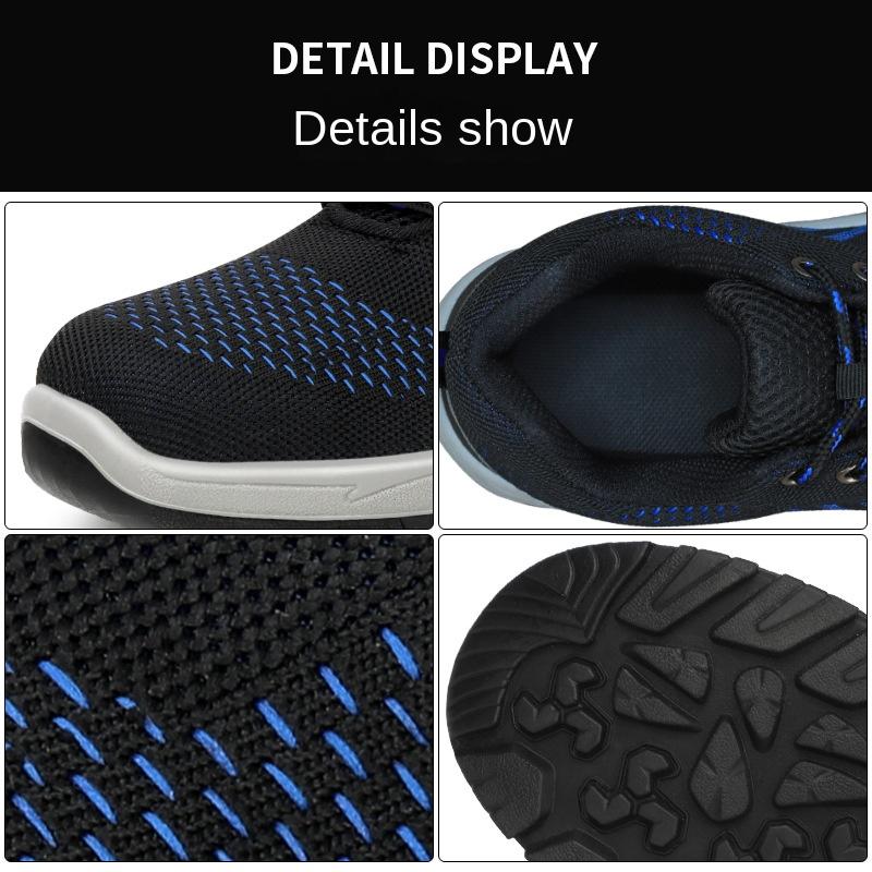 Anti-smashing and Anti-piercing Labor Insurance Shoes Men's Steel Baotou Protective Safety Shoes Work Shoes