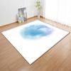 Textured Large Carpet Feather Wind Bedroom Floor Mat