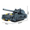 M4A1 Battle Tanks MOC Assembly Building Block Model Tanks Model Set DIY Handcraft Ornament Display Decor Holiday Birthday Gifts