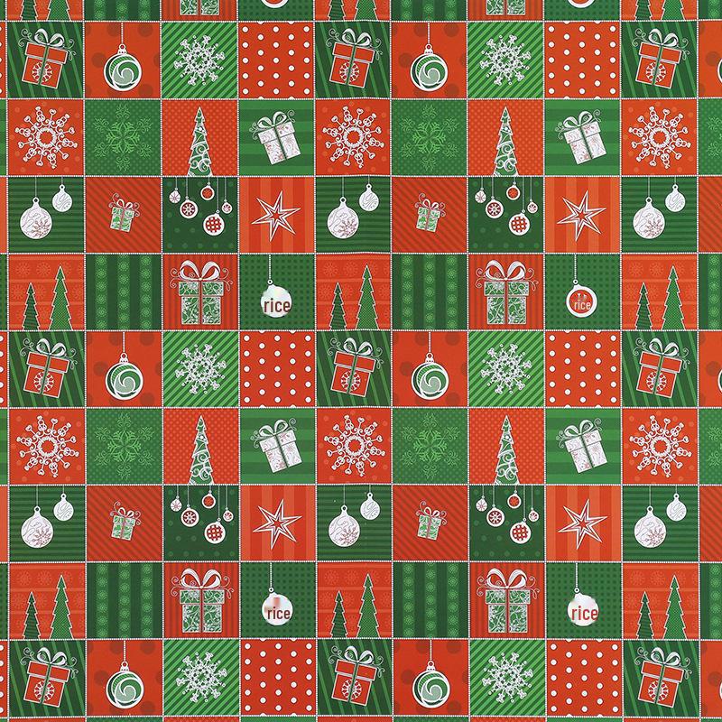 Christmas Gift Wrap: Thick Coated Paper with Trees & Elks