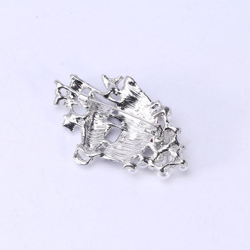 Broche créative en alliage, goutte d'huile, perle, accessoire de mode simple et tendance pour vêtements