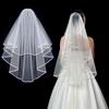 Accessories New Two Layer Short Simple Photo Veil Women's Tulle With Comb Bridal Veil Wedding Veil