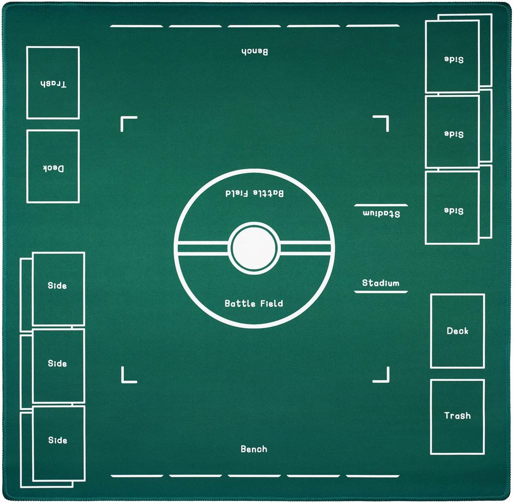 OTOlife 3mm Thick Play Fully Rubber Play with Dedicated 600D Waterproof Storage Card 60x60cm Thick Mat, Sewn, Mat, Non-Slip, Outdoor-Grade Bag, Game,