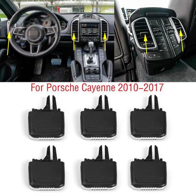 Pro Porsche Cayenne 2010-2017 Auto Přední palubní deska Zadní výdech klimatizace Tabulkový klip