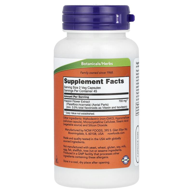 Passion Flower, 350 mg, 90 Veg Capsules