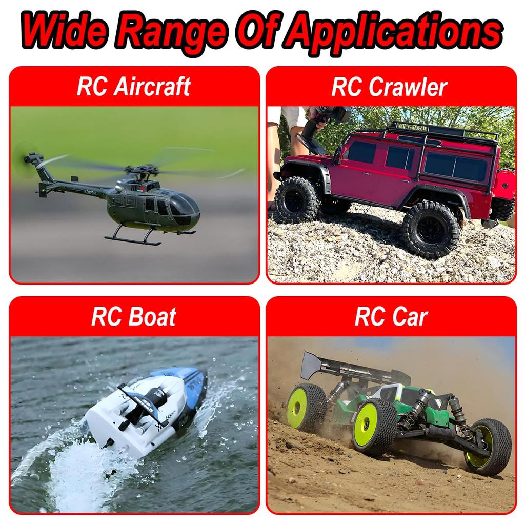 ZHUROUPU JR-Stil 3-Wege Ein- und Ausschalter, RC-Schalterempfänger 3-Wege JR-Stil Kippschalter Zubehör für RC