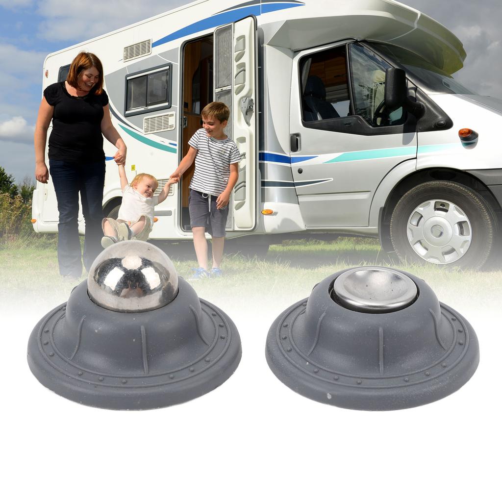 Pair of RV Magnetic Door Catch Reduce Noise Heavy Duty Baggage Door Catch for Motorhome Travel Trailer