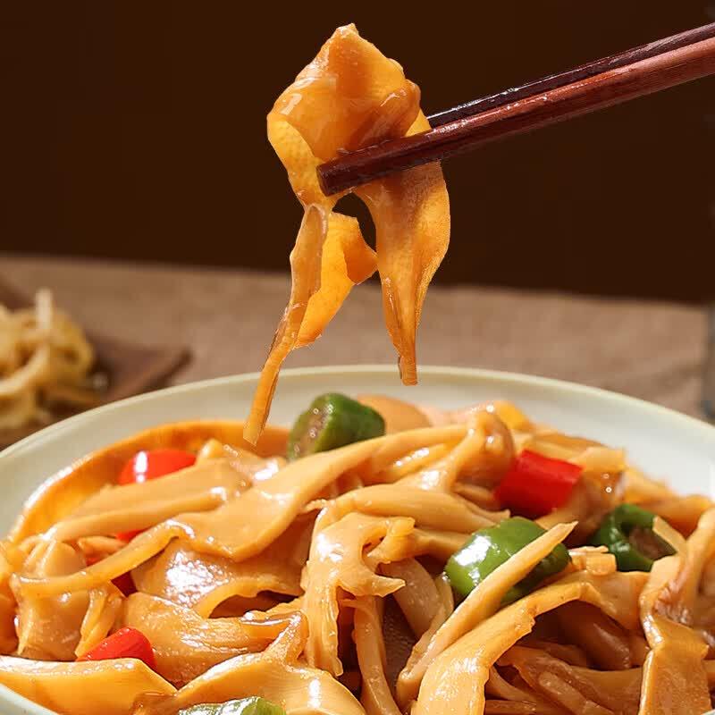 Yan Zhi Fang Ready-to-Cook Crispy Tender Bamboo Shoot Tips 500g