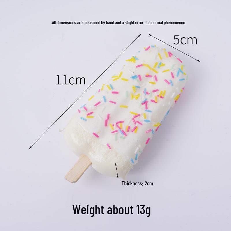 Summer Ice Cream Popsicle Model for Home Display, Kitchen Decor, and Photography Props