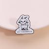 Lightweight Funny Goat Shaped Alloy Brooch Pin Cool Accessory for Clothing Bags Hats Animal Jewelry Gift