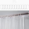 Con Ganchos Cortina de Baño Transparente Forro Ojales Metálicos Cortina Divisoria para Bañera Baño