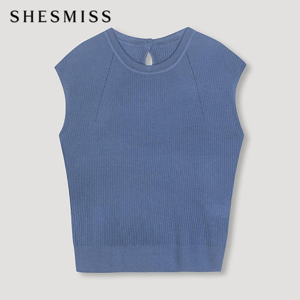 

She S miSS SleeveleSS Glitter Knit Top SSkpon22020 Dl dark blue/55